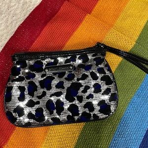 Betsey Johnson sequin pouch